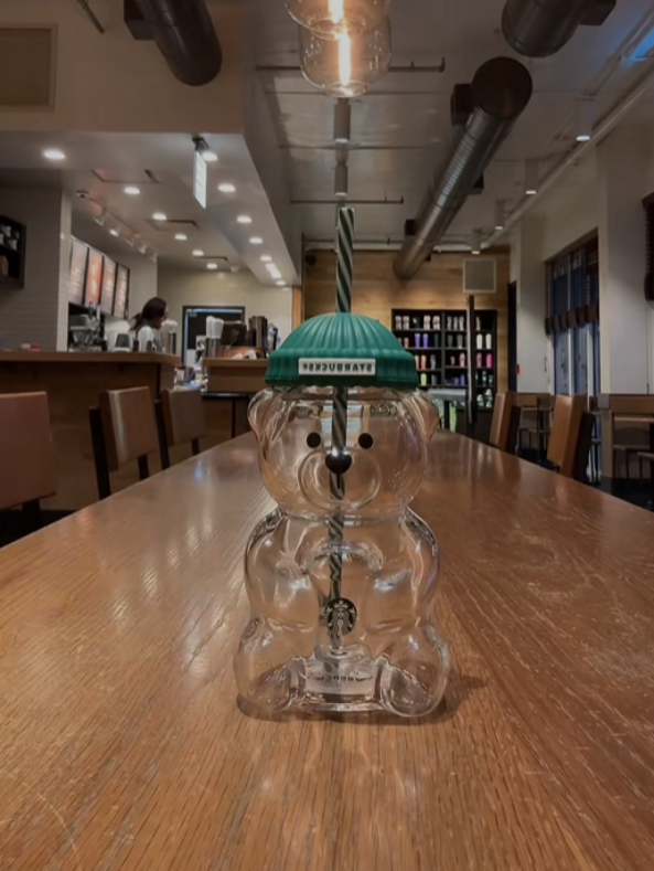 Bearista 20 Oz Glass Cold Cup